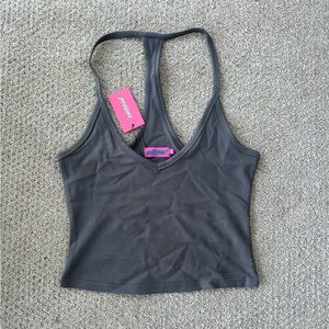 Edikted Gray Sleeveless Top